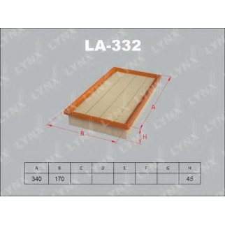 Фильтр воздушный LYNXauto LA-332 фото