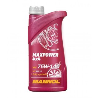 Масло трансмиссионное MANNOL MAXPOWER GL-5 75W140 синтетическое 1 л 1236 фото