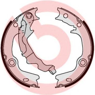 Колодки ручного тормоза к-кт brembo S 30 532 фото