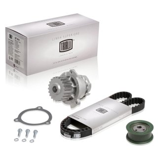 Насос водяной (помпа) + к-кт ремня ГРМ TRIALLI GT 908 фото