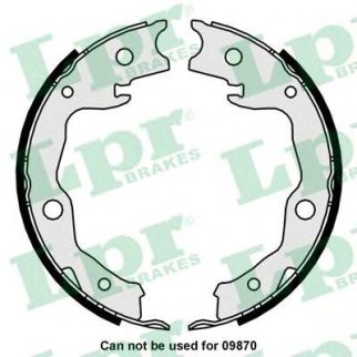 Колодки ручного тормоза к-кт Lpr 01034 фото