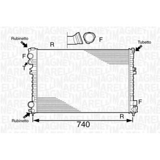 Радиатор основной Magneti Marelli 350213102700 фото