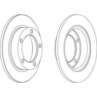 Диск тормозной ВАЗ 2121 передний FERODO DDF092 1 шт (min 2 шт) фото