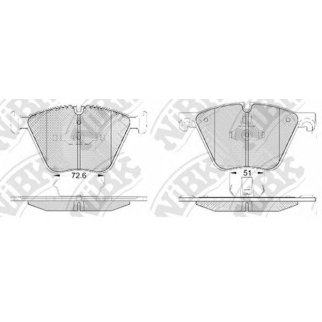Колодки тормозные передние к-кт NiBK PN0494 фото