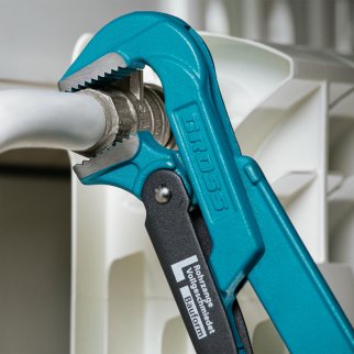 GROSS 15601 Ключ трубный рычажный, №1, 1", цельнокованый, CrV, тип - "L фото 1