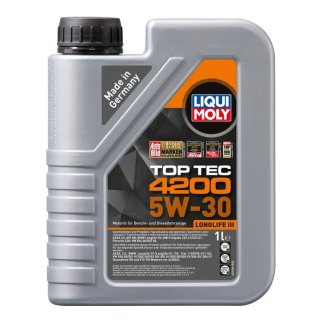 Масло моторное LIQUI MOLY TOP TEC 4200 HC 5W30 синт. 1л фото