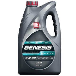 Масло моторное Лукойл Genesis Armortech Diesel 5W-30 синтетическое 4 л 2210268 фото