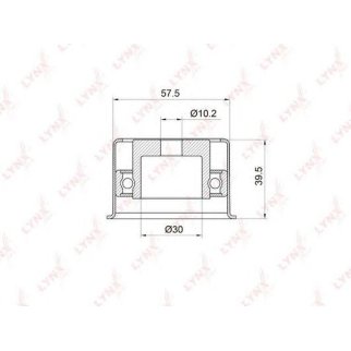 Ролик ГРМ LYNXauto PB3018 фото