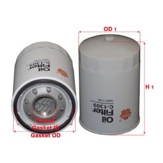 Фильтр масляный SAKURA C1309 фото