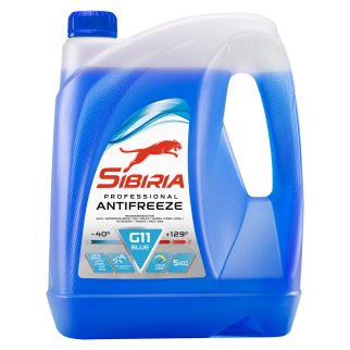 Антифриз Sibiria G-11 синий 5кг фото