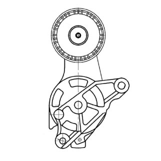 Натяжитель ремня TRIALLI CM5107 фото 3