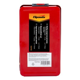 Набор сверл по металлу 1-10 мм (через 0,5 мм+3,2и4,8 мм) 21шт SPARTA фото 1