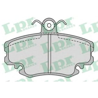 Колодки тормозные передние к-кт Lpr 05P1107 фото