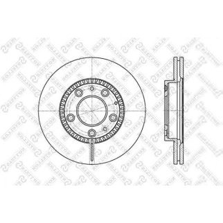 Диск тормозной Stellox 6020-3241V-SX фото