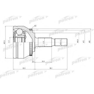 Шрус привода PATRON PCV1642 фото