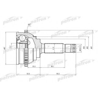 Шрус привода PATRON PCV1471 фото