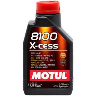 Масло моторное MOTUL 8100 X-Cess синтетическое 5W-40 CF/SN 5л. фото