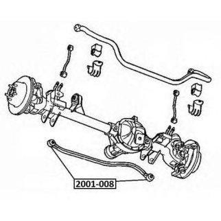 Сайлентблок ASVA 2001-008 фото