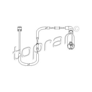Датчик износа колодок topran 500660755 фото