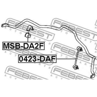 0423DAF_тяга стабилизатора переднего! Volvo S40/V40 all 95> фото