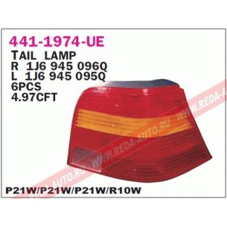 Фонарь задний правый DEPO 441-1974R-UE фото