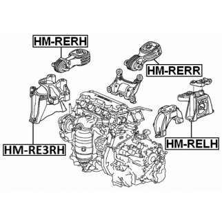 HM-RERH_подушка двигателя правая !Honda CR-V RE3/RE4 2007-2012 фото 2 HM-RERH_подушка двигателя правая !Honda CR-V RE3/RE4 2007-2012 фото 2