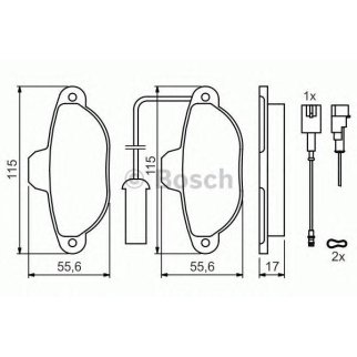 Колодки тормозные BOSCH _0 986 424 379 фото