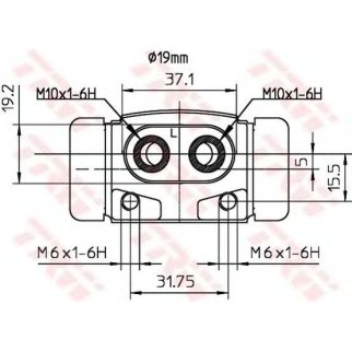 Цилиндр тормозной TRW BWD292 фото
