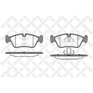 395 040B-SX_колодки дисковые п.! с антискрип. пл. BMW E46 1.6i-2.8i/1.8d/2.0d 98>/Z3 1.8-2.8 95-03 фото