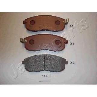 Колодки тормозные передние к-кт Japanparts PA-143AF фото