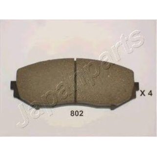Колодки тормозные Japanparts PA-802AF фото