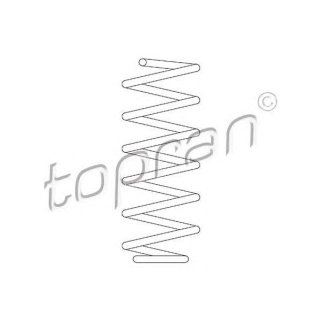 Пружина передняя topran 109529755 фото