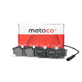 Колодки тормозные задние дисковые к-кт metaco 3010-170 фото 2