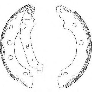 Колодки Renault Kangoo 1.2i-1.9TDi 98-01 задние к-кт Remsa фото 1