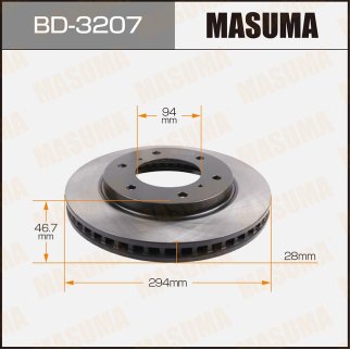 Диск тормозной Masuma BD-3207 фото