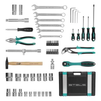 Набор инструмента 1/2" S2 кейс 58пр. STELS фото 2