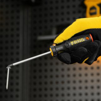 Отвертка, PH1х100 мм, S2, 3к рукоятка// Denzel фото 9