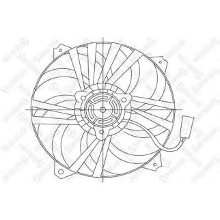 29-99278-SX_вентилятор охлаждения! Citroen Xsara 1.4-2.0 97-07/ С4 1.4-3.0 04> фото