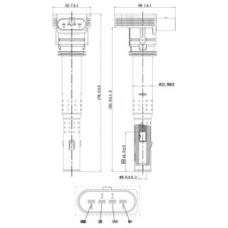 Катушка зажигания FEBEST 17640-001 фото 2