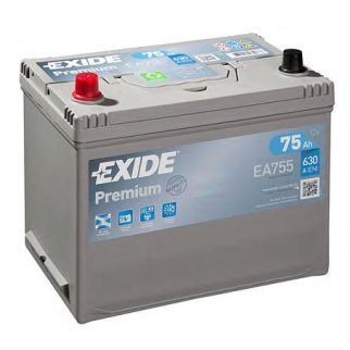 Аккумуляторная батарея EXIDE EA755 фото