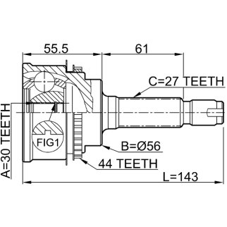 ШРУС 0810-028A44 фото 2