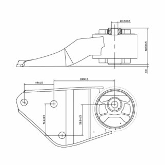 RM 0110_подушка двигателя боковая в сборе! Lada 2108/2109/21099 фото 2 RM 0110_подушка двигателя боковая в сборе! Lada 2108/2109/21099 фото 2