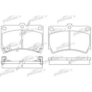 Колодки тормозные дисковые передн MAZDA: 121 II 90-96, 323 C IV 89-94, 323 C V 94-98, 323 F IV 89-94, 323 F V 94-98, 323 F VI 98-01, 323 P V 96-, 323 S IV 89-94, 323 S V 94 фото