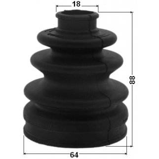 Пыльник шрус внутренний комплект 64x88x18 фото 2 Пыльник шрус внутренний комплект 64x88x18 фото 2