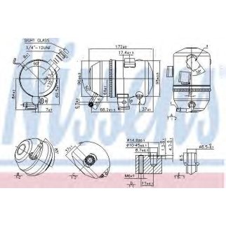 Осушитель системы кондиционирования Nissens 95520 фото