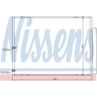 Радиатор кондиционера (конденсер) Nissens 940297 фото