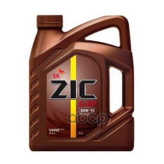 Масло трансмиссионное ZIC 80W90 G-EP 4л. фото