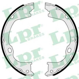 Комплект тормозных колодок стояночная тормозная система фото