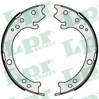Комплект тормозных колодок стояночная тормозная система фото