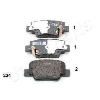 Колодки тормозные к-кт Japanparts PP-224AF фото